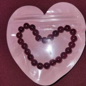 Glass Bead Marroon Bracelet Great Quality